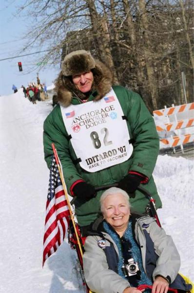 gb jones and his idita-rider